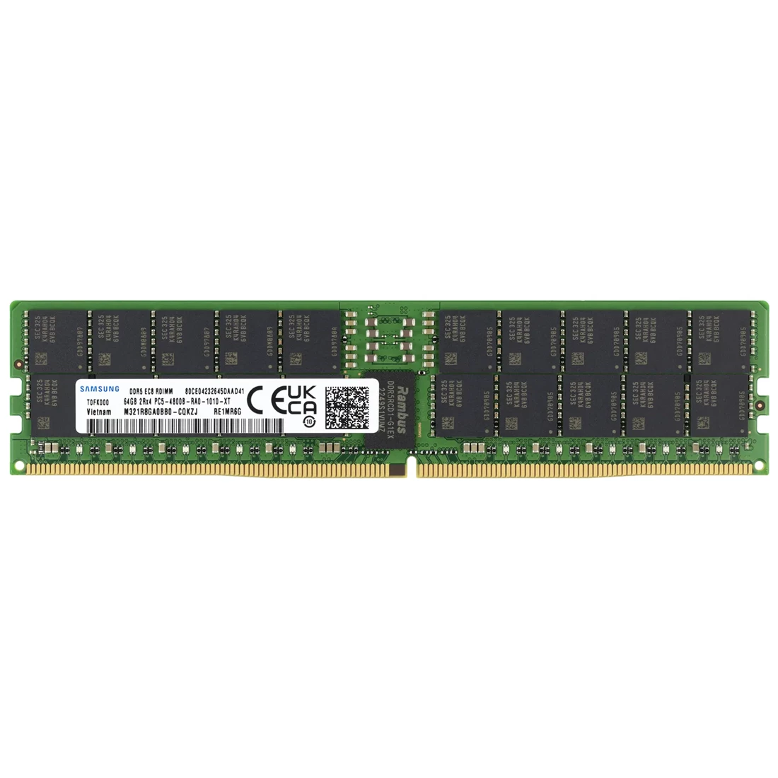 Samsung M329R8GA0BB0-CQKVG 64GB DDR5 RDIMM 4800MT/s | Reliable ECC RAM