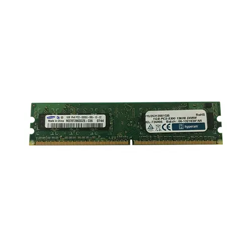 Samsung M378T2863DZS-CE6 1GB DDR2 UDIMM 667MT/s | High-Perf Desktop