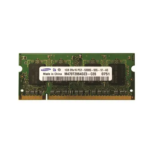 Samsung M470T2864DZ3-CE6 1GB DDR2 SoDIMM 667MT/s | Low-Power SODIMM