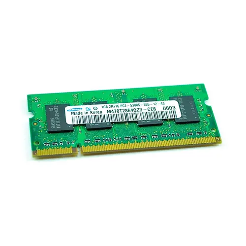 Samsung M470T2864QZ3-CE6 1GB DDR2 SoDIMM 667MT/s | Low-Power SODIMM