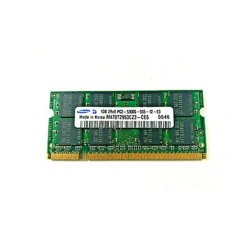 Samsung M470T2953CZ3-CE6 1GB DDR2 SoDIMM 667MT/s | Low-Power SODIMM
