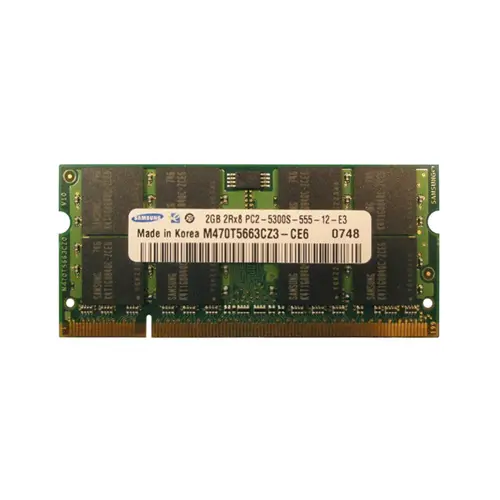 Samsung M470T5663CZ3-CE6 2GB DDR2 SoDIMM 667MT/s | Low-Power SODIMM