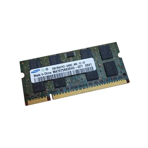 Samsung M470T5663EH3-CF7 2GB DDR2 SODIMM 800MT/s | Low-Power SODIMM