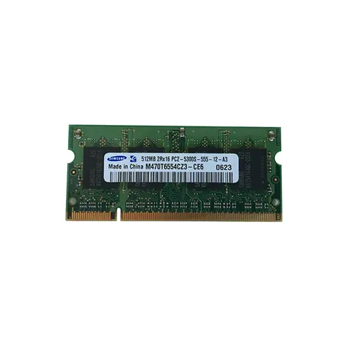 Samsung M470T6554CZ3-CE6 0.5GB DDR2 SODIMM 667MT/s | Reliable SODIMM