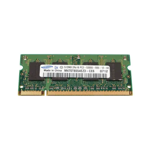 Samsung M470T6554EZ3-CE6 512MB DDR2 SoDIMM 667MT/s | Reliable Upgrade
