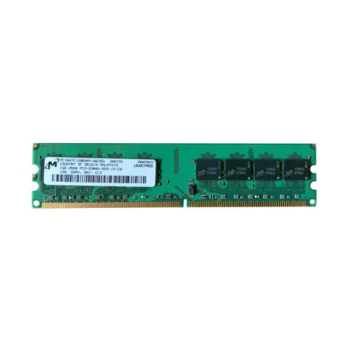 Micron MT16HTF12864AY-667B3 1GB DDR2 UDIMM 667|High-Perf Desktop RAM