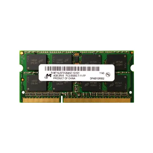 Micron MT16JSF51264HZ-1G1D1 4GB DDR3 SoDIMM 1066MT/s | Low-Power
