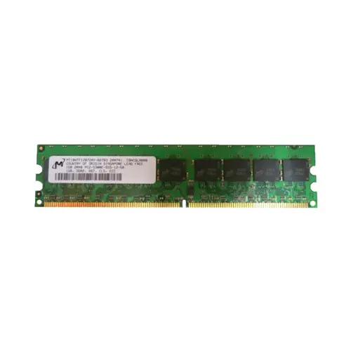 Micron MT18HTF12872AY-667B3 1GB DDR2 UDIMM 667MT/s|Reliable ECC Memory