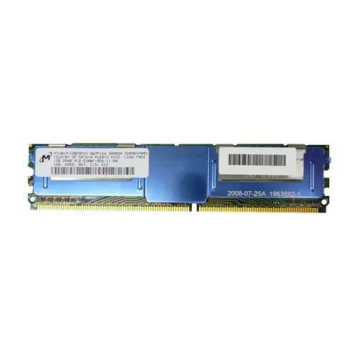 Micron MT18HTF12872FDY-667F1D4 1G DDR2 FB-DIMM 667MT/s|Reliable ECC RAM