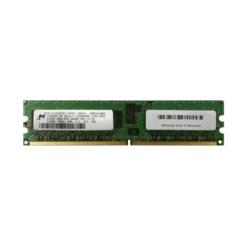 Micron MT18HTF6472Y-40EB2 512MB DDR2 RDIMM 400MT/s | Reliable ECC