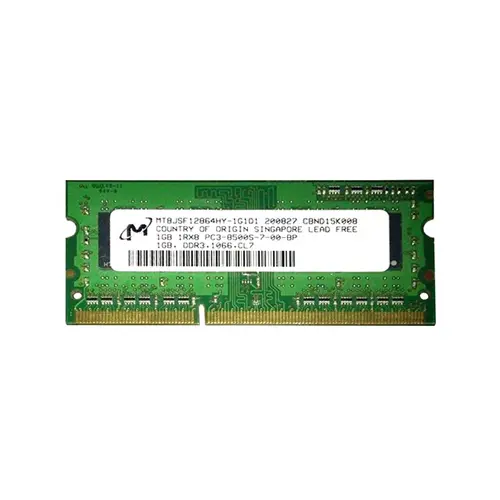 Micron MT8JSF12864HY-1G1D1 1GB DDR3 SoDIMM 1066MT/s|Low-Power SODIMM