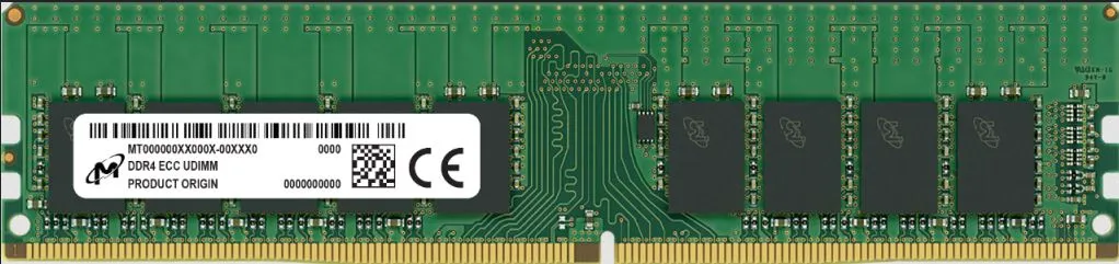 Micron MTA18ASF4G72AZ-2G6B1ZI 32GB DDR4 UDIMM 2666MT/s | Reliable ECC