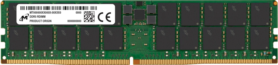 Micron MTC40F204WS1RC56BBZ 96GB DDR5 RDIMM 5600MT/s | Reliable ECC