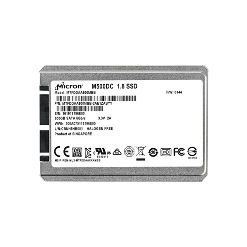 Micron MTFDDAA800MBB-2AE1ZABYY 800GB M500DC SATA 6Gb/s 2.5" 7mm Enterprise Solid State Drive