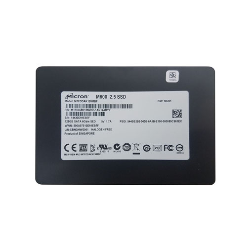 Micron MTFDDAK128MBF 128GB M600 SATA 6Gb/s 2.5" 7mm Client Solid State Drive