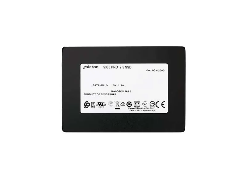 Micron MTFDDAK1T9TDS-1AW16ABYY 1920GB 5300 PRO SATA III 2.5" 7mm Enterprise Solid State Drive