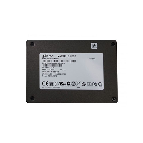 Micron MTFDDAK480MBB 480GB M500DC SATA 6Gb/s 2.5" 7mm Enterprise Solid State Drive