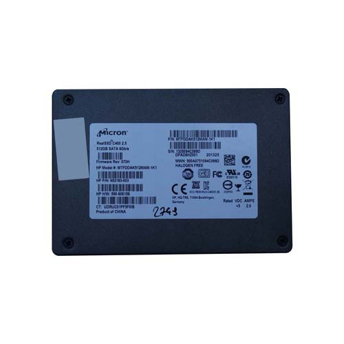 Micron MTFDDAK512MAM-1K1 512GB RealSSD C400 SATA 6Gb/s 2.5" 7mm Client Solid State Drive