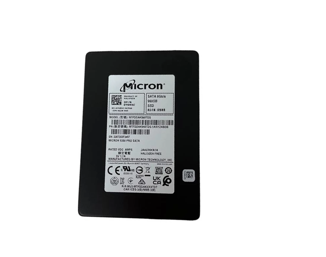 Micron MTFDDAK960TDS-1AW1ZABDB 960GB 5300 PRO SATA 6Gb/s 2.5-inch 7mm Enterprise Solid State Drive