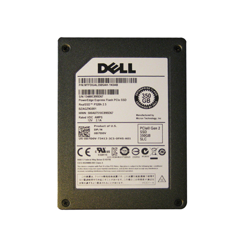 Micron MTFDGAL350SAH-1N3AB 350GB RealSSD P320h PCIe Gen2 x4 2.5" 15mm Enterprise Solid State Drive