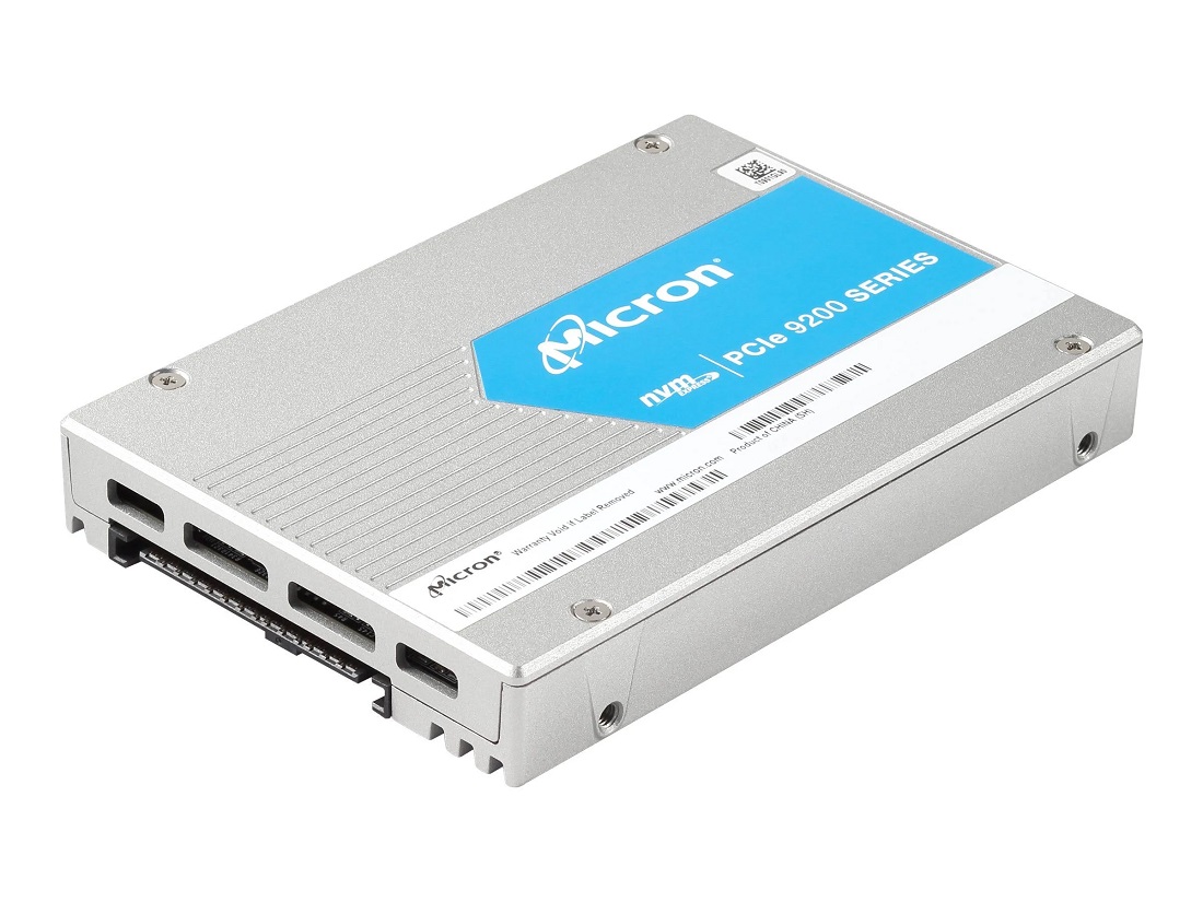 Micron MTFDHAL6T4TCU-1AR1ZA 6.4TB 9200 MAX PCIe Gen3 NVMe U.2 15mm Mixed Use Solid State Drive