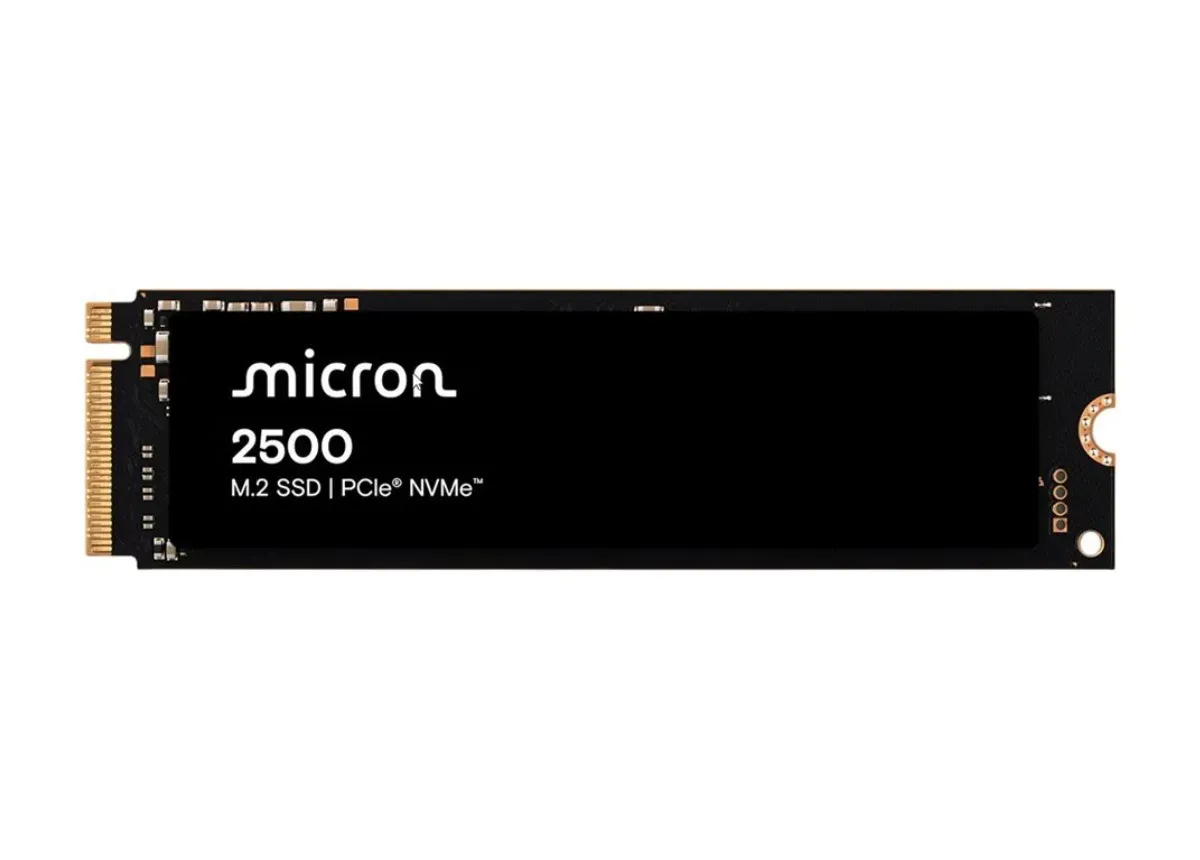 Micron MTFDKBA2T0QGN-1BN1AABYYR 2048GB 2500 PCIe Gen4 NVMe M.2 2280 Client Solid State Drive
