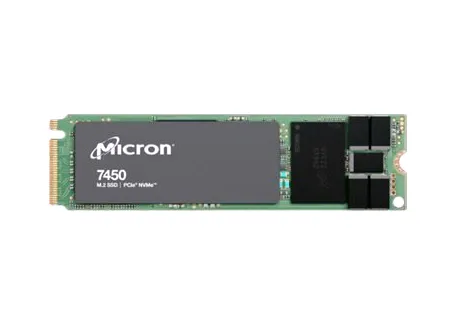 Micron MTFDKBA480TFR-1BC1ZABYYR 480GB 7450 PRO PCIe Gen4 NVMe M.2 2280 Read-Intensive Solid State Drive