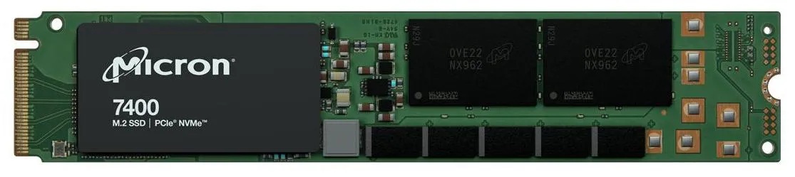 Micron MTFDKBG3T8TDZ-1AZ1ZA 3.84TB 7400 PRO PCIe Gen4 x4 M.2 22110 Enterprise Solid State Drive