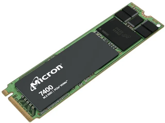 Micron MTFDKBG3T8TDZ-1AZ1ZABYY 3840GB 7400 PRO PCIe Gen4 NVMe E1.S 5.9mm Enterprise Solid State Drive