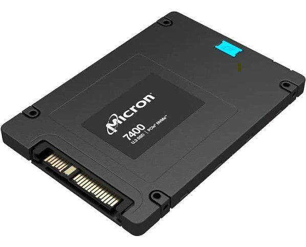 Micron MTFDKCB3T8TDZ-1AZ1ZA 3.84TB 7400 PRO PCIe Gen4 x4 U.3 7mm Enterprise Solid State Drive