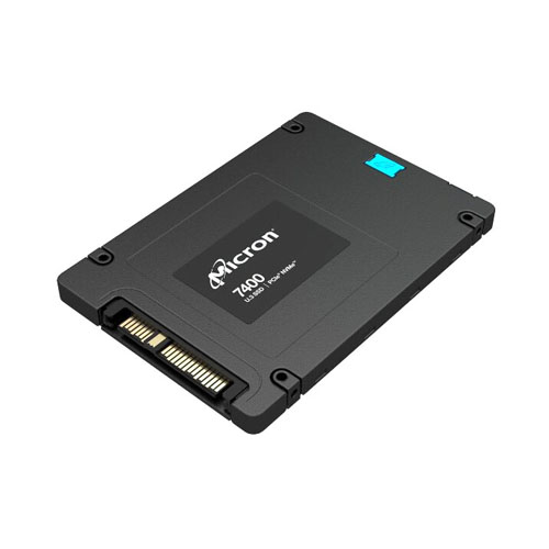 Micron MTFDKCB7T6TDZ1AZ1ZAB 7.68TB 7400 PRO PCIe Gen4 x4 NVMe 2.5" 7mm U.3 Enterprise Solid State Drive