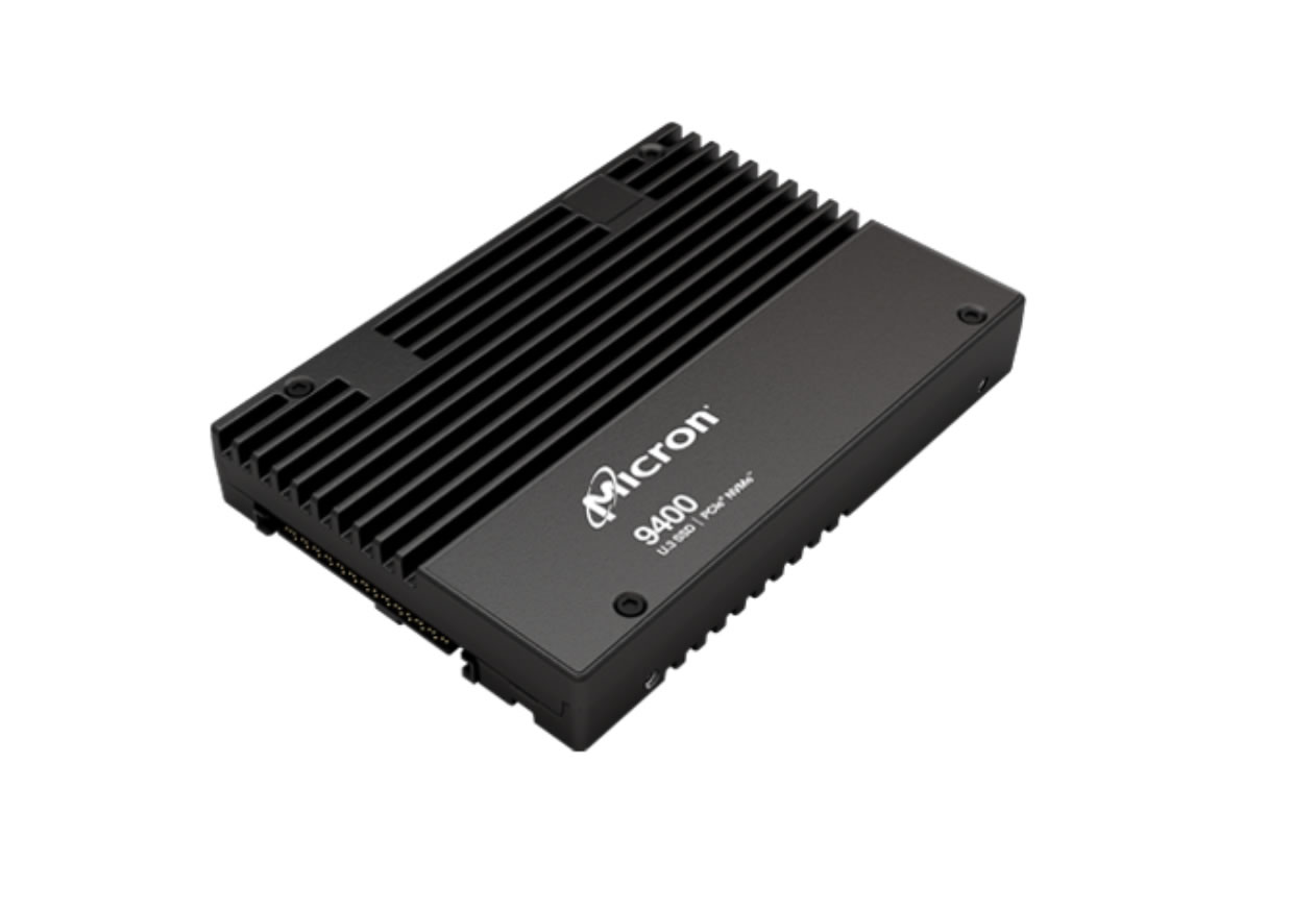 Micron MTFDKCC12T8TGJ-1BC1ZAB 12800GB 9400 MAX PCIe Gen4 NVMe U.3 15mm Enterprise Solid State Drive