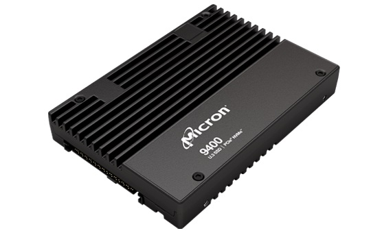 Micron MTFDKCC25T6TGJ-1BC1ZABYYR 25600GB 9400 MAX PCIe Gen4 NVMe U.3 15mm Enterprise Solid State Drive