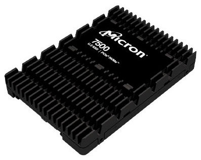 Micron MTFDKCC3T2TGQ-1BK1DABYY 3.2TB 7500 MAX PCIe Gen4 NVMe U.3 15mm Mixed Use Solid State Drive