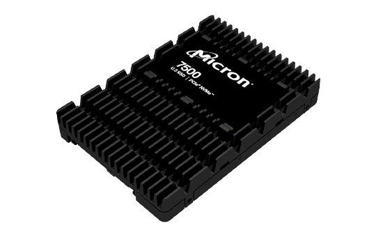 Micron MTFDKCC3T8TGP-1BK1DABYYR 3.84TB 7500 PRO PCIe Gen4 NVMe U.3 15mm Read-Intensive Solid State Drive