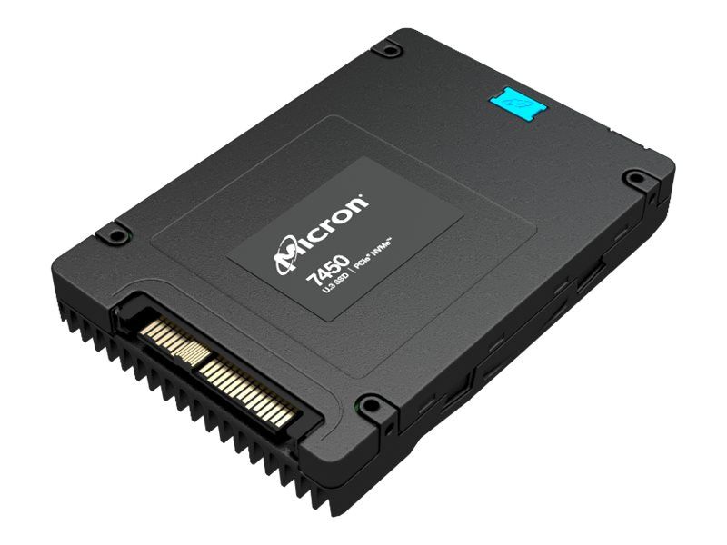 Micron MTFDKCC6T4TFS-1BC15A 6400GB 7450 MAX PCIe Gen4 NVMe U.3 7mm Enterprise Solid State Drive