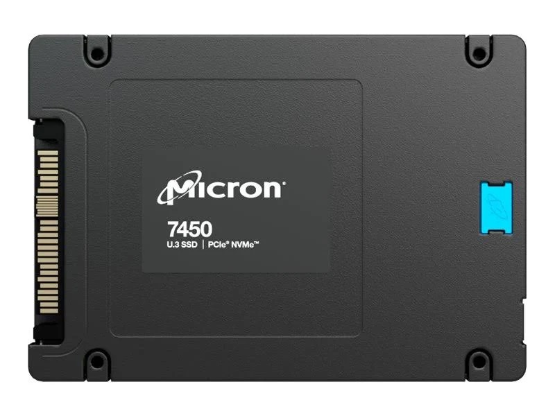 Micron MTFDKCC7T6TFR-1BC1ZA 7680GB 7450 PRO PCIe Gen4 NVMe U.3 7mm Enterprise Solid State Drive