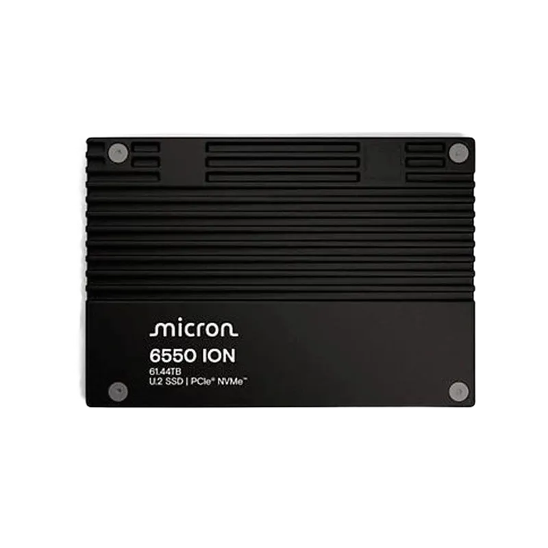 Micron MTFDLAL61T4THL-1BK1DFCYY 61.44TB 6550 ION PCIe Gen5 NVMe U.2 15mm Read-Intensive Solid State Drive