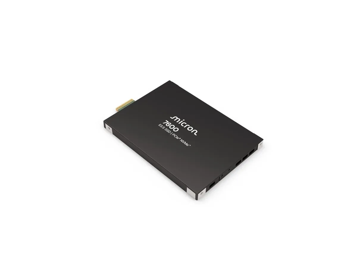 Micron MTFDLBQ25T6THS-1BP1JABYY 25600GB 7600 MAX PCIe Gen5 NVMe E3.S Data Center Solid State Drive