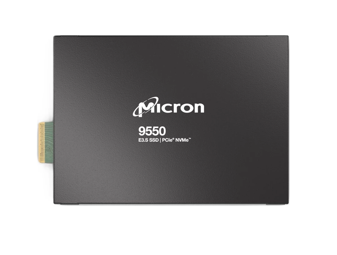 Micron MTFDLBQ3T2THB-1BK1DABYY 3200GB 9550 MAX PCIe Gen5 NVMe E3.S 7.5mm Enterprise Solid State Drive
