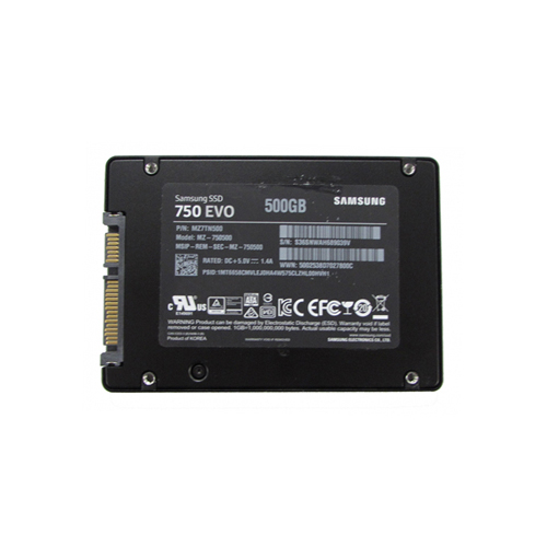 Samsung MZ-750500 500GB 750 EVO SATA 2.5 inch Client Solid State Drive