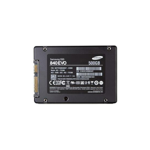 Samsung MZ-7TE500 500 GB 840 EVO SATA 6Gb/s 2.5 inch Client Solid State Drive