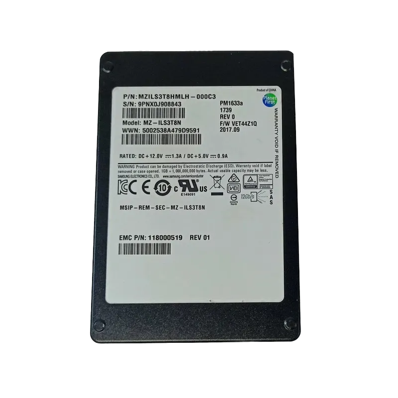 Samsung MZ-ILS3T8N 3.84 TB PM1633a SAS 12Gb/s 2.5 inch Read Intensive Solid State Drive