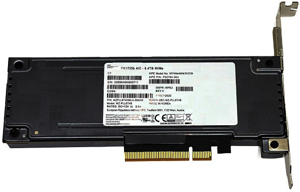 Samsung MZ-PLL6T4B 6.4TB PM1725b NVMe HHHL Enterprise Solid State Drive
