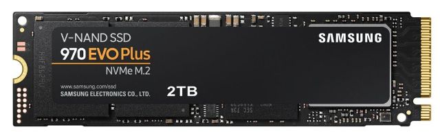 Samsung MZ-V7S2T0BW 2 TB 970 EVO Plus PCIe Gen3 x4 M.2 2280 Client / Consumer Solid State Drive