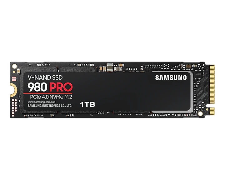 Samsung MZ-V8P1T0 1 TB 980 PRO PCIe 4.0 x4 M.2 (2280) Client / Consumer Solid State Drive