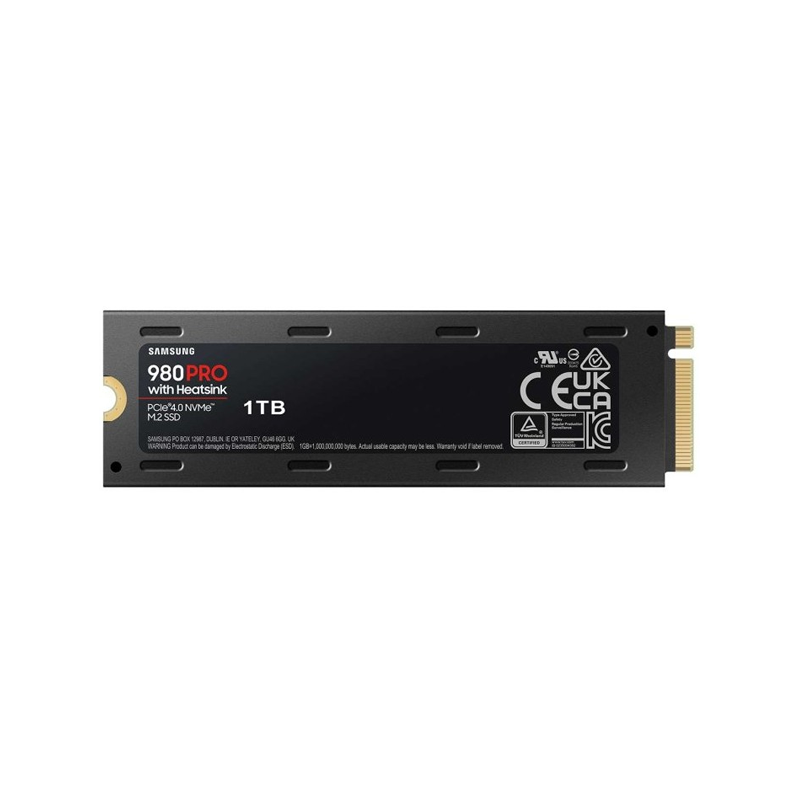 Samsung MZ-V8P1T0CW 1 TB 980 PRO PCIe Gen4 x4, NVMe 1.3c M.2 2280 Client / Consumer Solid State Drive