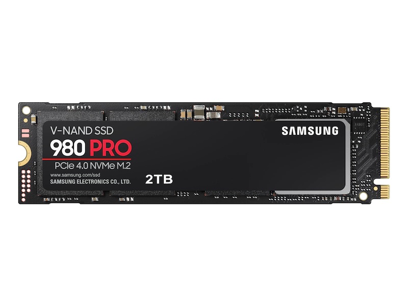 Samsung MZ-V8P2T0B/AM 2 TB 980 PRO PCIe 4.0 x4, NVMe 1.3c M.2 (2280) Consumer/High-Performance Solid State Drive