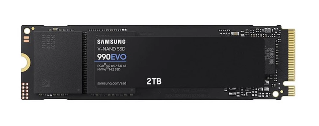 Samsung MZ-V9E2T0B 2TB 990 EVO NVMe PCIe Gen4 x4 / Gen5 x2 M.2 (2280) Client Solid State Drive