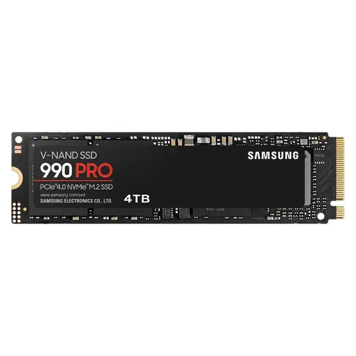 Samsung MZ-V9P4T0BW 4TB 990 PRO PCIe Gen 4.0 x4, NVMe 2.0 M.2 (2280) Consumer Solid State Drive